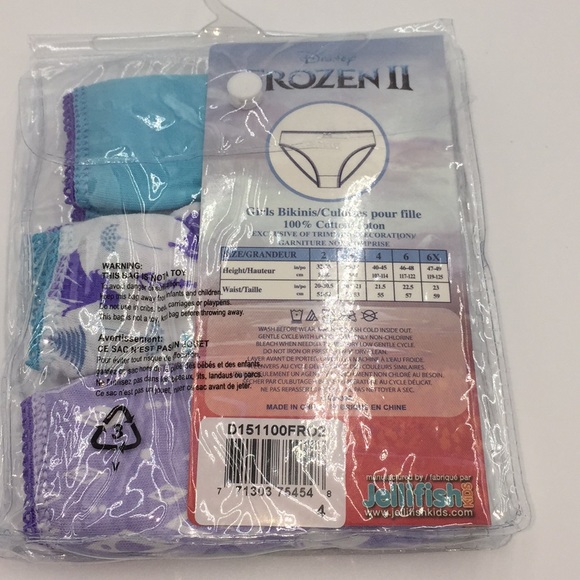 Disney Frozen 2 Packages of Girls Bikinis… - Picture 3 of 9